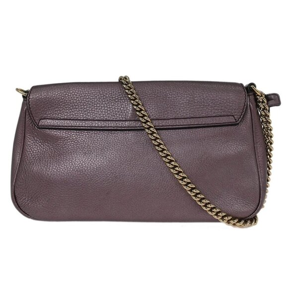 Gucci Metallic Purple Soho Chain Shoulder Bag - Picture 2 of 11